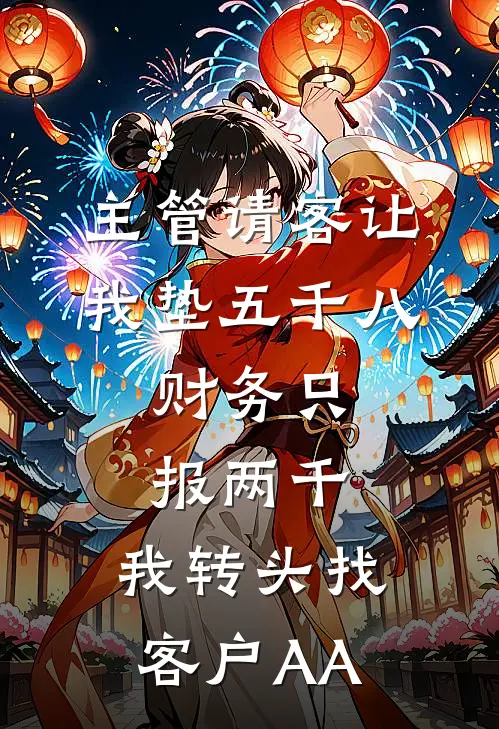 主管请客让我垫五千八,财务只报两千,我转头找客户AA