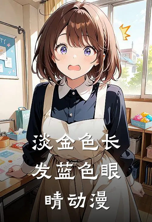 淡金色长发蓝色眼睛动漫