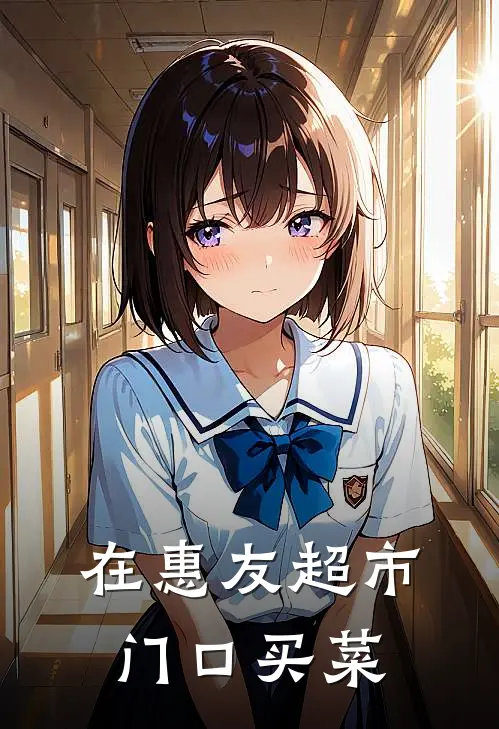 在惠友超市门口买菜