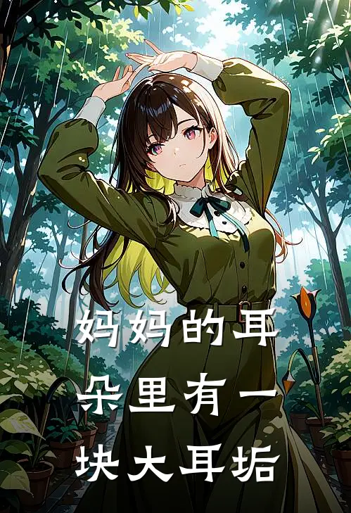 妈妈的耳朵里有一块大耳垢
