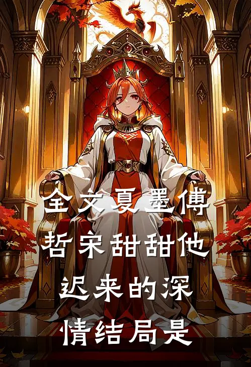 全文夏墨傅哲宋甜甜他迟来的深情结局是