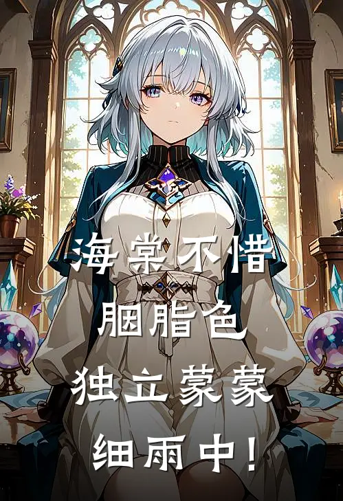 海棠不惜胭脂色,独立蒙蒙细雨中!