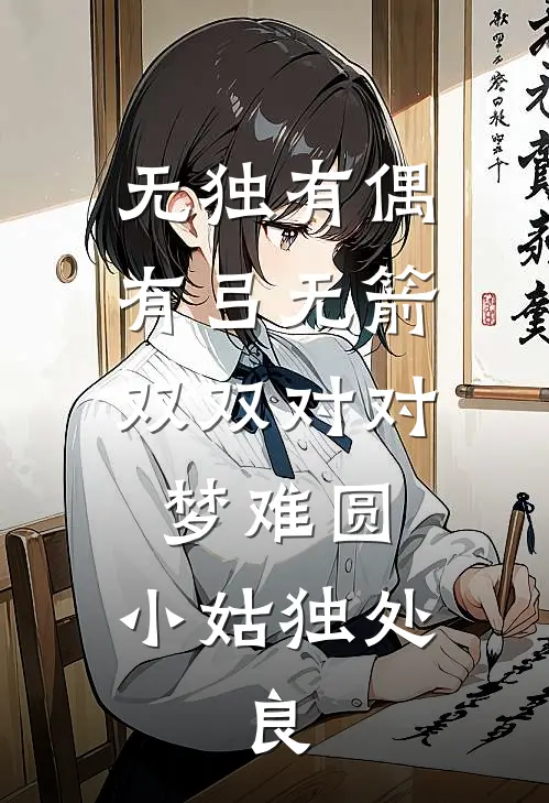 无独有偶,有弓无箭.双双对对梦难圆._小姑独处,良