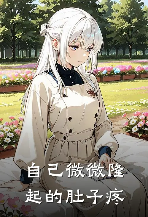 自己微微隆起的肚子疼