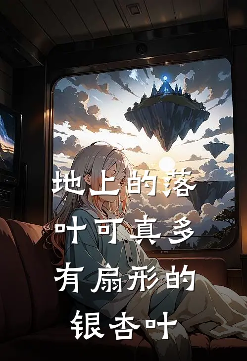 地上的落叶可真多,有扇形的银杏叶