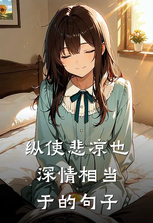 纵使悲凉也深情相当于的句子