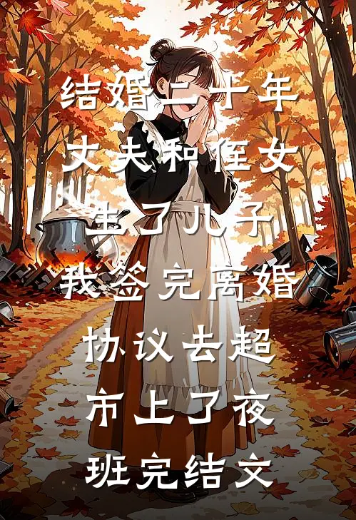 结婚二十年，丈夫和侄女生了儿子，我签完离婚协议去超市上了夜班完结文