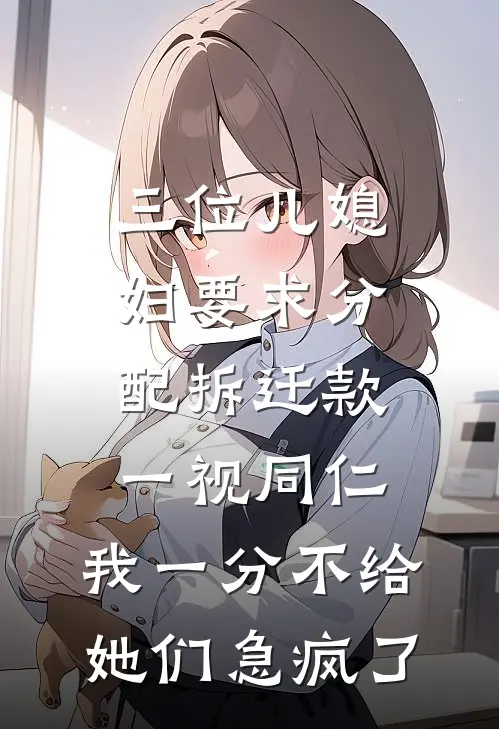 三位儿媳妇要求分配拆迁款一视同仁，我一分不给她们急疯了