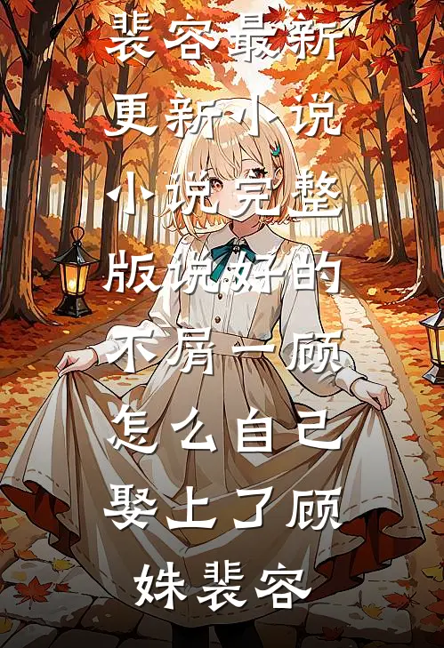说好的不屑一顾，怎么自己娶上了(顾姝裴容)最新更新小说_小说完整版说好的不屑一顾，怎么自己娶上了(顾姝裴容)