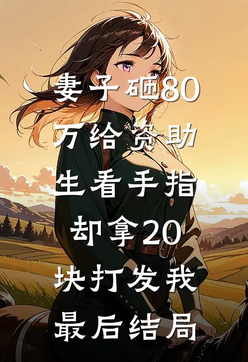 妻子砸80万给资助生看手指，却拿20块打发我最后结局