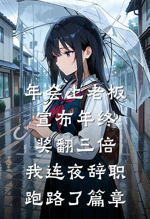 年会上老板宣布年终奖翻三倍，我连夜辞职跑路了篇章