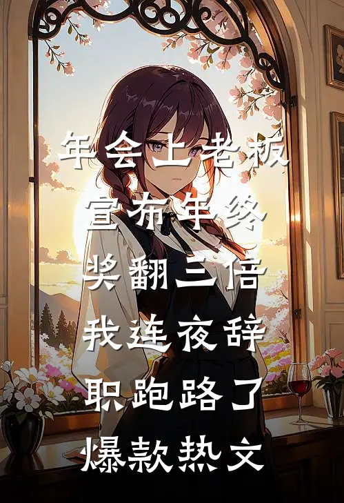 年会上老板宣布年终奖翻三倍，我连夜辞职跑路了爆款热文