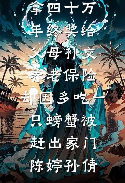 拿四十万年终奖给父母补交养老保险，却因多吃一只螃蟹被赶出家门陈婷孙倩热门小说_小说完整版拿四十万年终奖给父母补交养老保险，却因多吃一只螃蟹被赶出家门(陈婷孙倩)