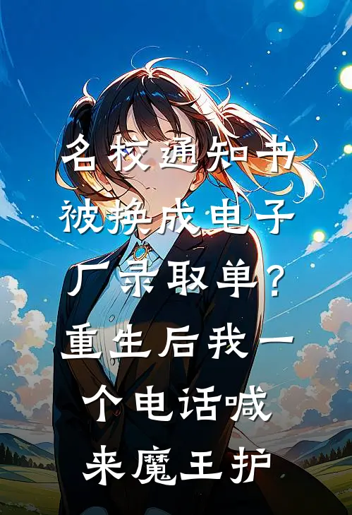 名校通知书被换成电子厂录取单？重生后我一个电话喊来魔王护