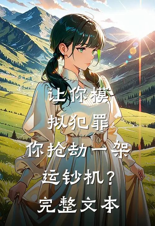 让你模拟犯罪,你抢劫一架运钞机?完整文本
