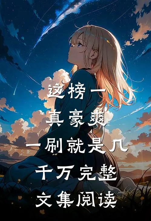 这榜一真豪爽,一刷就是几千万完整文集阅读